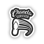 Chancla Survivor  Sticker (Peel N'Stick)